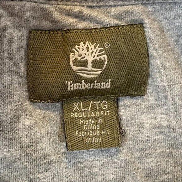 Timberland Mens Sweatshirt XL Long Sleeve Crew Neck Casual Athleisure Gray - Picture 5 of 8